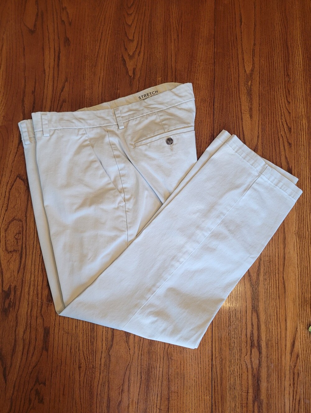St. Johns Bay Men's Stretch Chino Pants - Light Beige 36x30